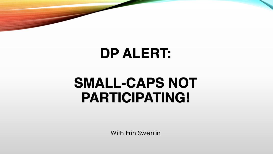 Alert: Small-Caps Not Participating in New All-Time Highs