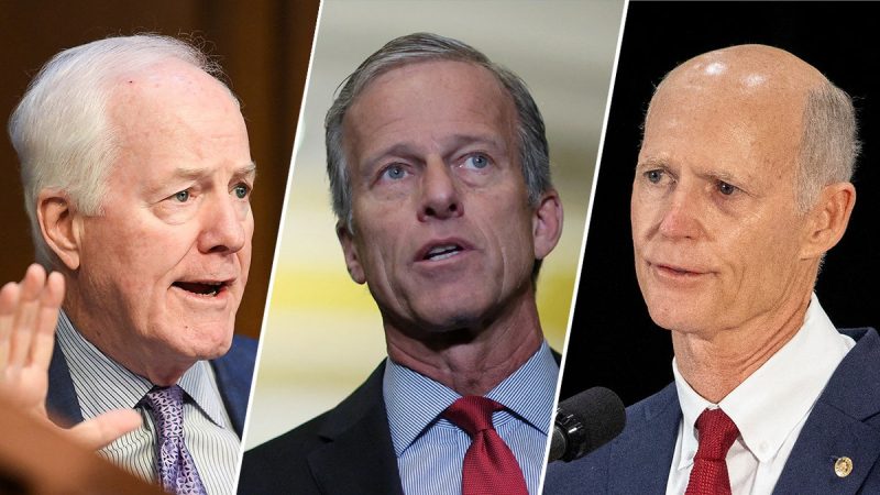 Rick Scott knocked out of Senate leader race on first ballot as Thune and Cornyn advance