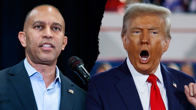 Hakeem Jeffries says he’s ‘prepared to find common ground’ with Trump next year