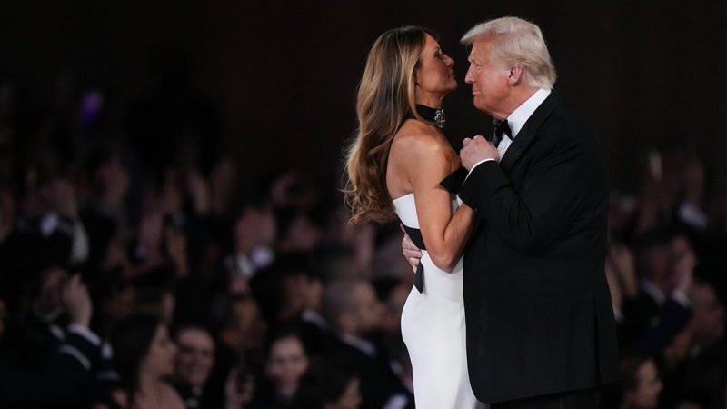 Trump makes appearances at several Inaugural Balls around DC after jam-packed first day as POTUS