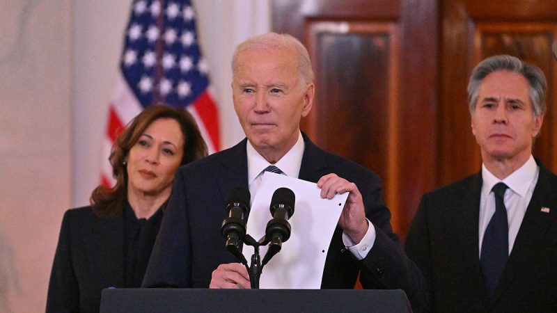 Biden balks when asked if Trump deserves credit for Israel-Hamas cease-fire deal: ‘Is that a joke?’