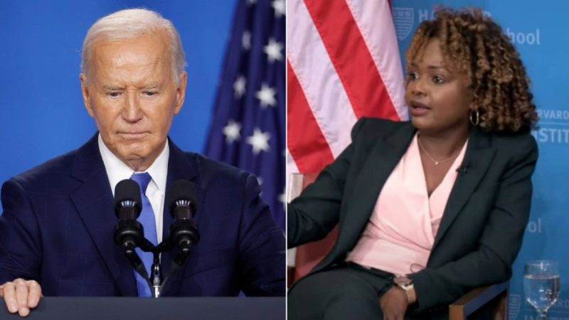 Karine Jean-Pierre ripped over ‘firing squad’ recap of Biden’s exit from race: ‘Still doesn’t understand’