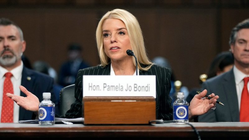 Senate confirms Pam Bondi as US attorney general