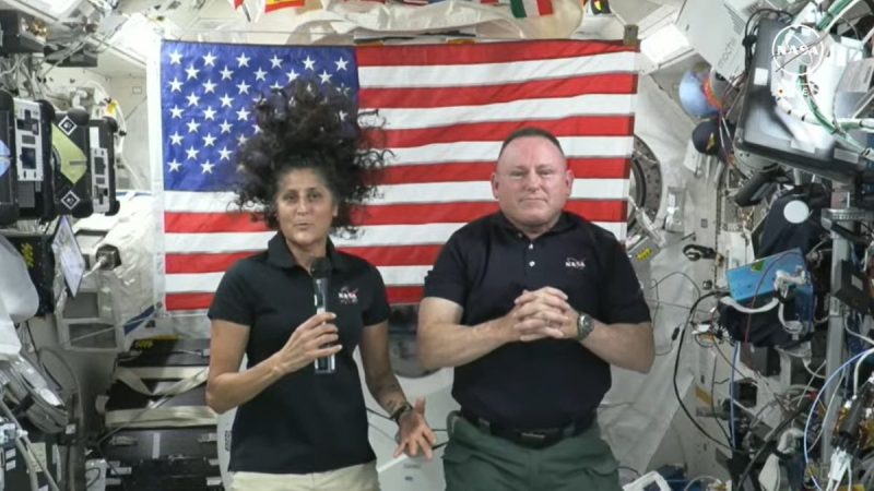 Trump sends special message to stranded astronauts, jokes he may go along for rescue: ‘We love you’