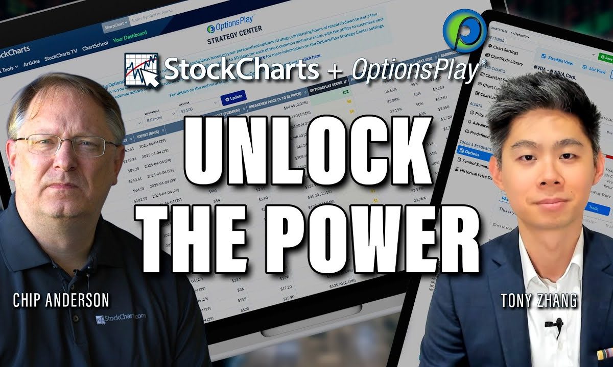 Smarter Options Trading Starts Here! StockCharts + OptionsPlay