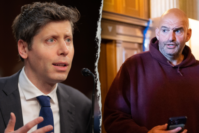 OpenAI’s Sam Altman thanks Sen John Fetterman for ‘normalizing hoodies’