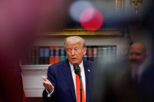 US economy shrinks for first time since 2022 as Trump tariffs rattle markets