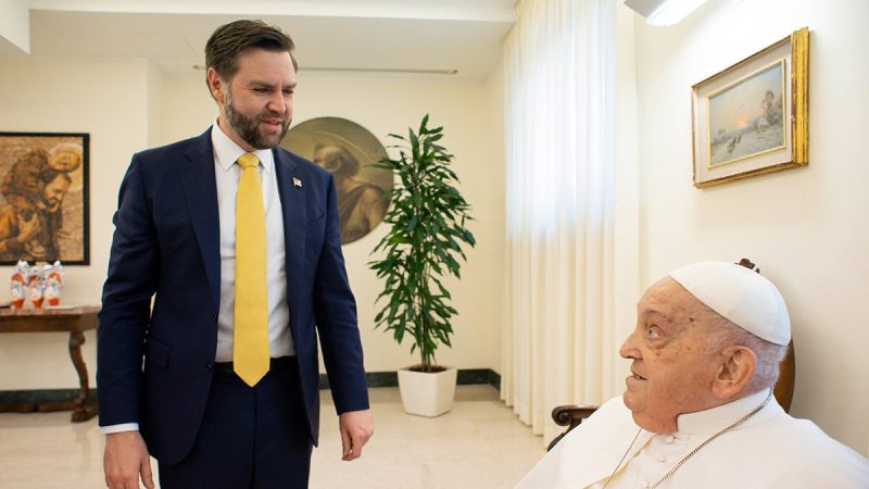 JD Vance explains why meeting Pope Francis hours before his death was ‘a sign from God’