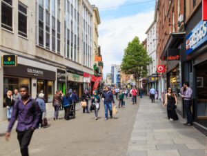 UK retail sales show biggest fall in 18 months as shoppers cut back on food and clothing