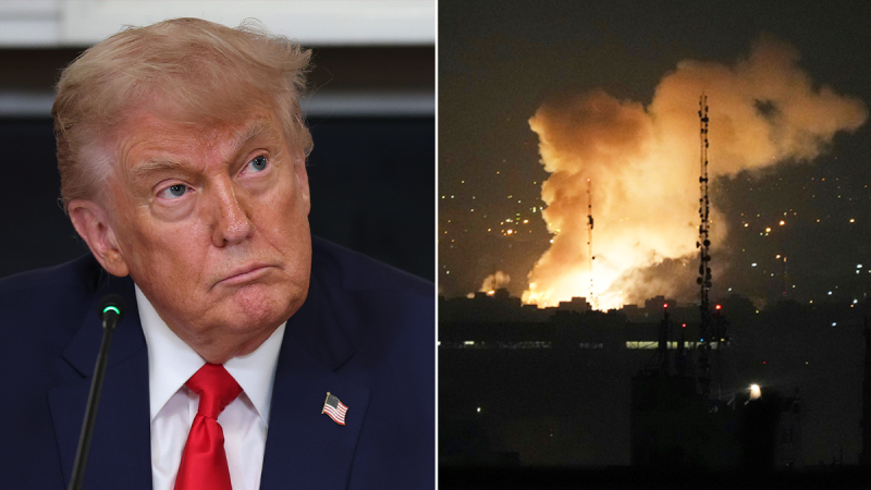 Trump says Israel and Iran ‘have to fight it out’ but believes deal is possible