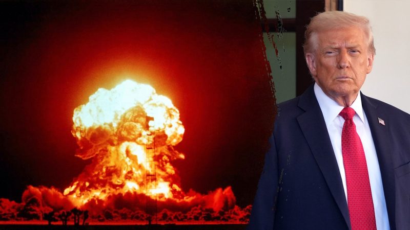 Trump breaks 33-year nuclear testing silence as world braces for dangerous new arms race Trump breaks 33-year nuclear testing silence as world braces for dangerous new arms race