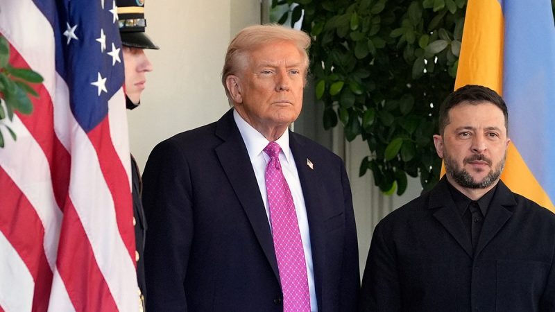 Trump says ‘tremendous bad blood’ between Zelenskyy, Putin delaying peace deal despite Middle East momentum