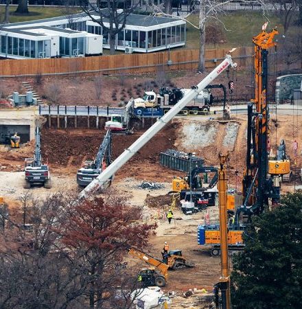 Trump says it ‘is too late’ to stop the White House ballroom construction amid lawsuit