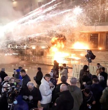 European capital rocked by violent protests as government corruption probe fuels unrest
